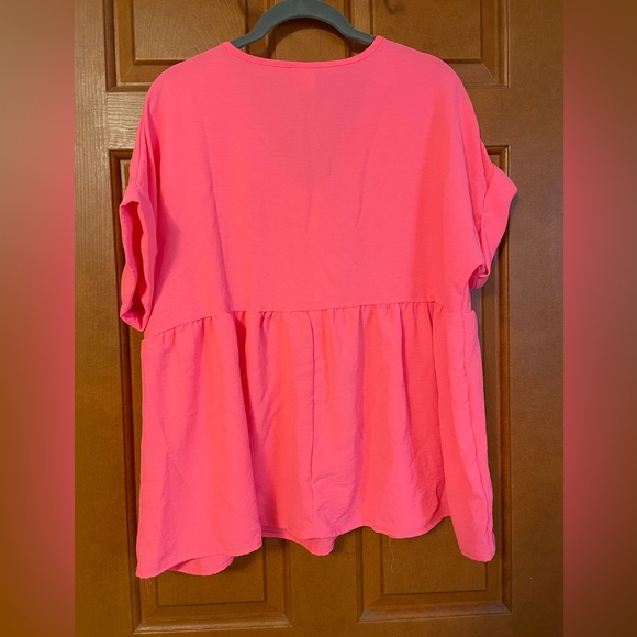 Neon Pink The Zig Zag Stripe Shirt - Picture 3 of 3